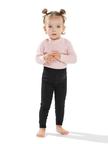 Термофутболка детская серии SOFT. Знак Woolmark, цвет розовый, фото 1