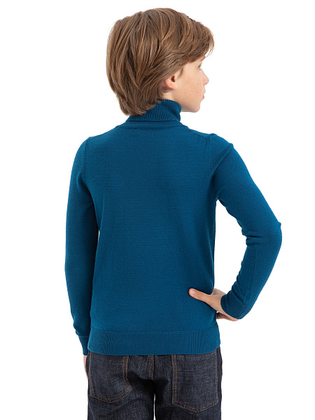 Свитер Cash Touch детский для мальчиков, цвет сине-зеленый, фото 3