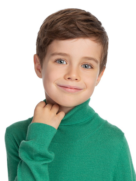 Свитер Cash Touch детский для мальчиков, цвет малахит, фото 5