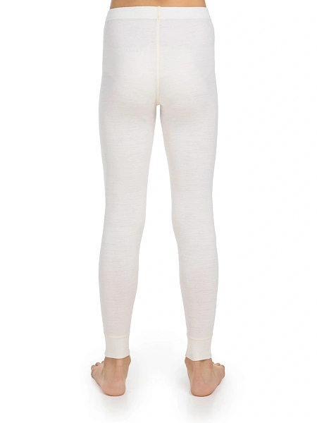 Термолеггинсы детские для девочек-подростков серии SOFT. Знак Woolmark, цвет молочный, фото 3