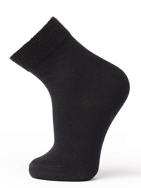 Термоноски детские шерстяные серии MERINO WOOL, цвет черный, фото 1