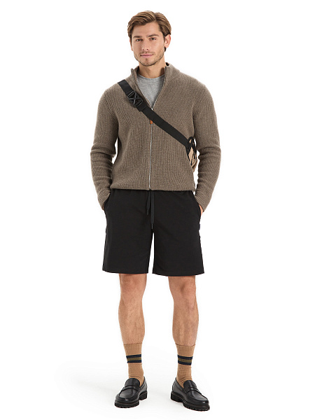 Шорты Cotton ORGANOMICA мужские укороченные, цвет черный, фото 1