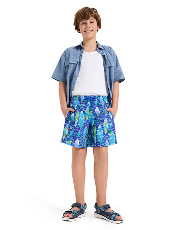 Шорты Swimwear для мальчика-подростка, цвет синий мулине, фото 1