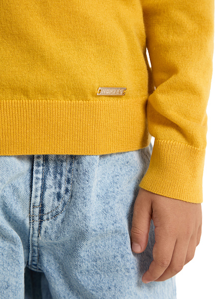 Свитер Cash Touch детский для мальчиков, цвет манго, фото 4