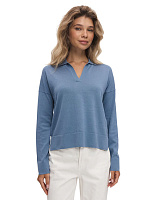 Джемпер-поло женский Джинс