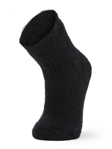 Носки детские из шерсти мериноса серии "-60°C" с начесом, цвет черный, фото 2