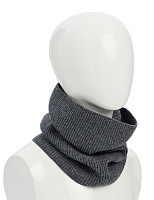 Снуд из шерсти Серый меланж