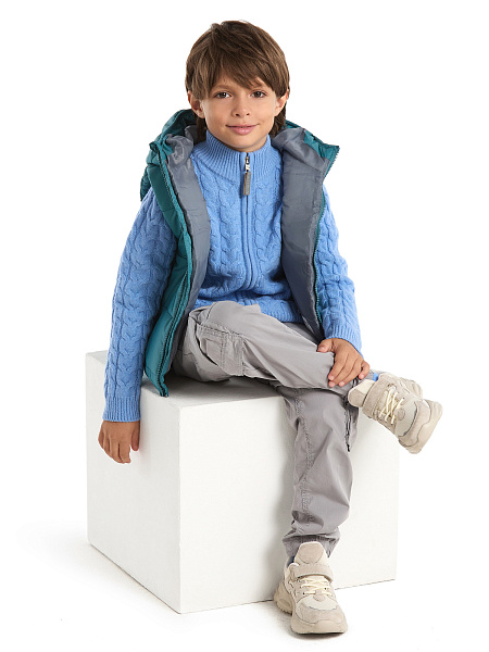 Кофта на молнии Super Fine Merino Wool, фото 6