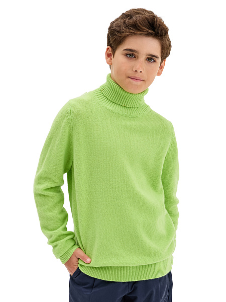 Свитер Merino Base детский для мальчиков, цвет светло-зеленый, фото 1