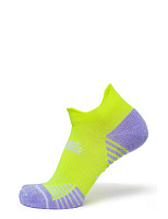 Носки женские ORGANOMICA Sport Желтый неон+лаванда