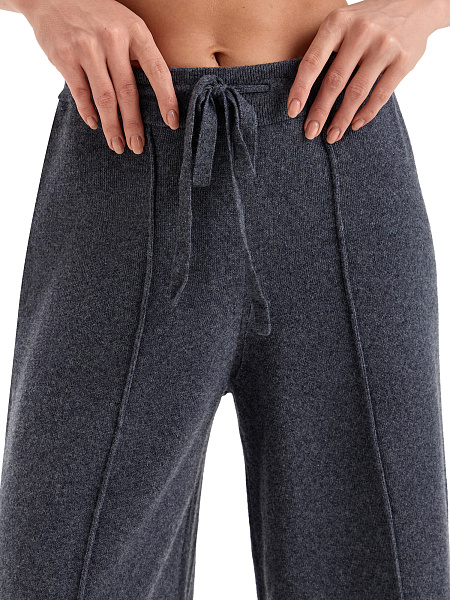 Брюки-палаццо женские Comfort, цвет серый меланж, фото 3
