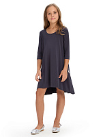 Платье Bamboo для девочки Темно-серый