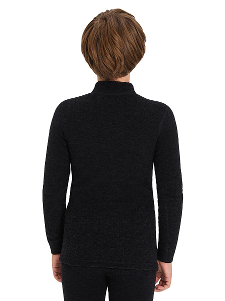 Термобелье фуфайка для мальчиков - подростков серии "-60°C", цвет антрацит, фото 2