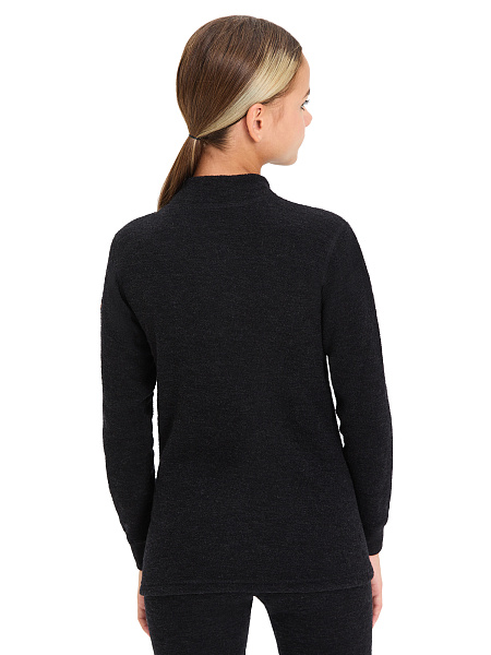 Термобелье фуфайка для девочек - подростков серии "-60°C", цвет антрацит, фото 2