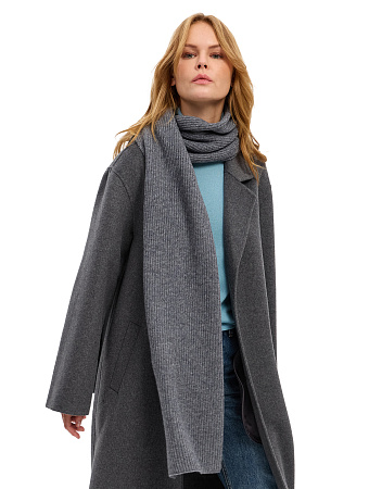 Шарф женский, цвет серый меланж, фото 1