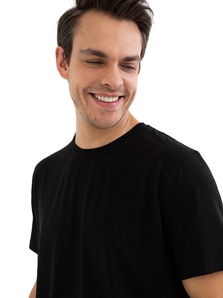 Футболка мужская серии Bamboo, цвет черный, фото 3