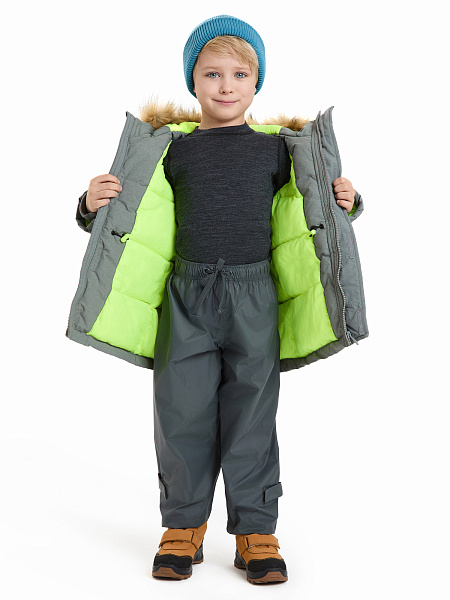 Термофутболка для мальчиков с длинным рукавом серии ACTIVE KIDS, двухслойное термобелье, фото 6