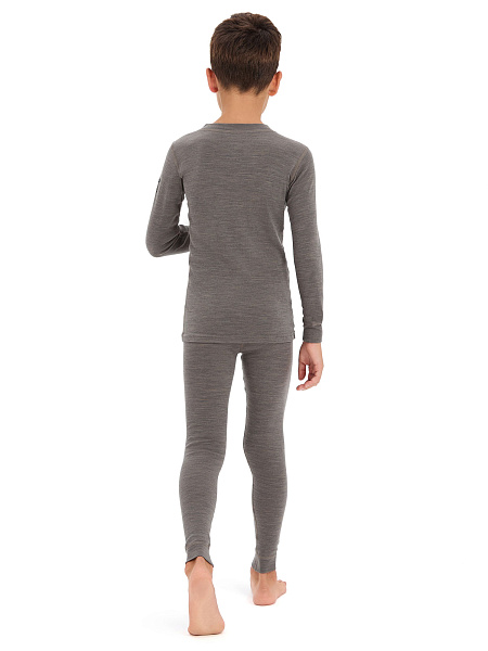 SOFT Комплект термобелья для мальчиков, цвет серо-бежевый, фото 2