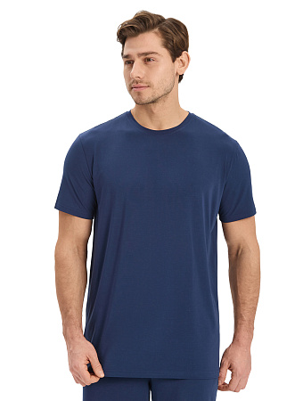 Футболка мужская серии Bamboo, цвет темно-синий, фото 1