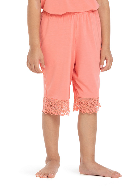 Шорты Bamboo для девочки-подростка, цвет коралловый, фото 2