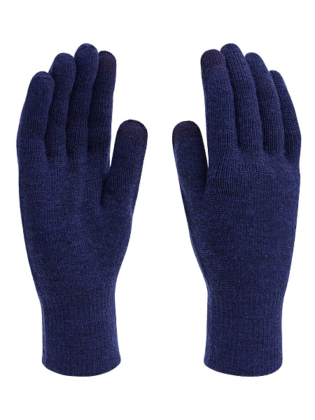 Перчатки детские сенсорные, цвет темно-синий, фото 1