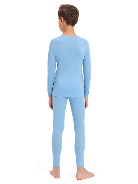 SOFT Комплект термобелья для мальчиков-подростков, цвет голубой пепельный, фото 2