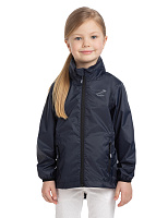 Ультралегкая куртка-ветровка для девочек из мембраны Темно-синий