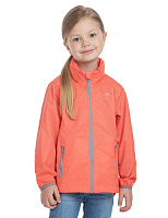 Ультралегкая куртка-ветровка для девочек из мембраны Коралловый меланж