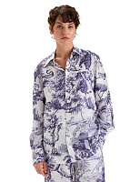 Блуза SILK женская Принт светлый Toile de Jouy