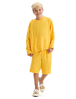 Худи из 100% льна для мальчиков Манго