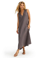 LINEN Платье женское Серый