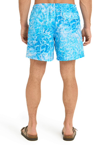 Шорты плавательные, цвет голубой, фото 3