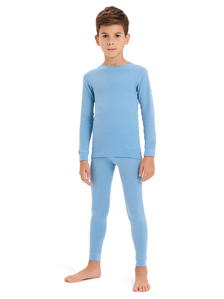 SOFT Комплект термобелья для мальчиков, цвет голубой пепельный, фото 1