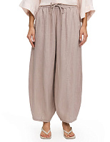 Брюки женские "baggy" серии LINEN Пыльно-розовый