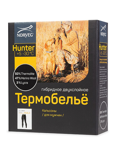 Термобелье кальсоны мужские для охоты и рыбалки серии HUNTER, фото 6