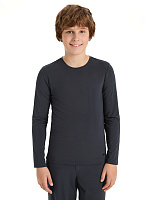 Лонгслив Bamboo для мальчика-подростка Темно-серый