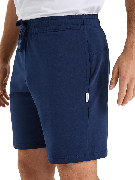 Шорты Cotton ORGANOMICA мужские укороченные, цвет темно-синий, фото 4