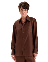 Блуза SILK женская Шоколад