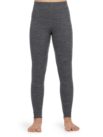 Термолеггинсы детские для девочек серии SOFT, цвет серый меланж, фото 1