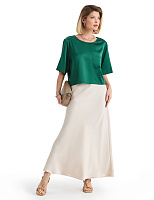 Топ женский серии SILK Темно-зеленый