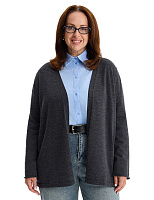 Merino Base Кардиган женский plus size Антрацит