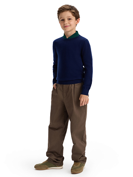 Джемпер CashTouch детский для мальчиков, цвет чернильный, фото 5