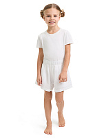 Шорты для девочки серии LINEN Белый
