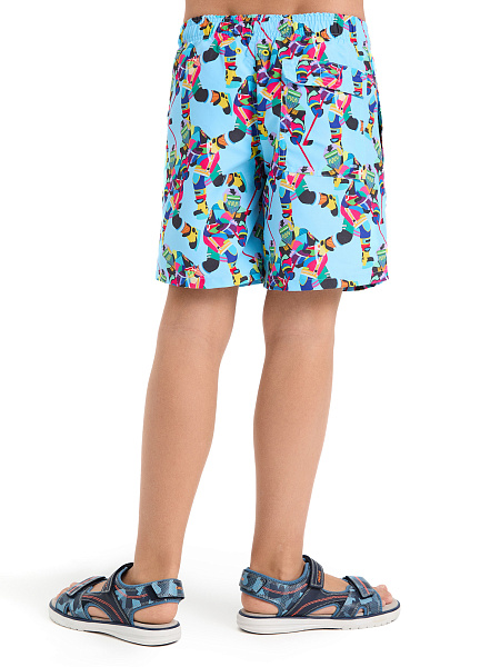 Шорты Swimwear для мальчика-подростка, цвет голубой пепельный, фото 3