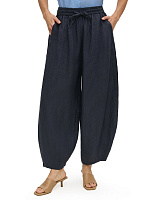 Брюки женские "baggy" серии LINEN Темно-серый
