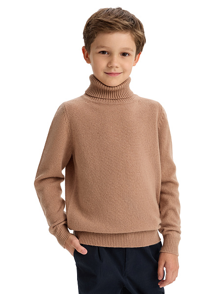 Свитер Merino Base детский для мальчиков, цвет бежевый, фото 1