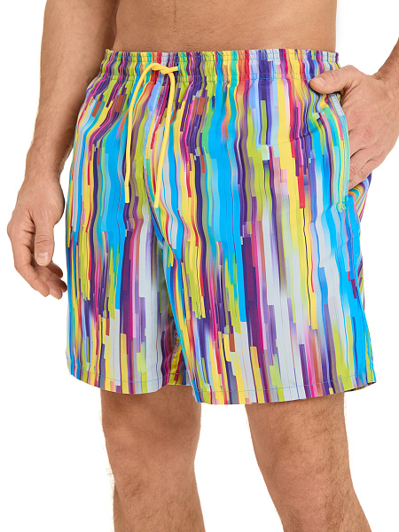 Шорты плавательные, цвет желтый, фото 5