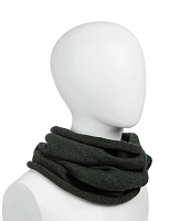 Теплый снуд из шерсти мериносов Темно-болотный