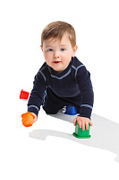 Термофутболка детская с длинным рукавом серии SOFT Синий