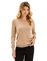 CashTouch Джемпер женский с круглым воротом Бежевый
